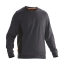 5402 Ronde hals sweatshirt donkergrijs/zwart,3xl