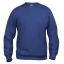 Basic roundneck sweater blauw,3xl