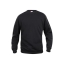 Basic roundneck sweater zwart,3xl
