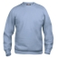 Basic roundneck sweater lichtblauw,3xl