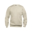 Basic roundneck sweater light khaki,3xl