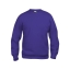 Basic roundneck sweater helder lila,3xl