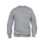 Basic roundneck sweater grijsmelange,3xl