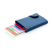 C-Secure aluminium RFID kaarthouder en portemonnee blauw