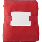 Luxe huisdeken, micromink met sherpa rood