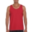 Heren tanktop softstyle rood,l
