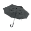 Reversible paraplu grijs