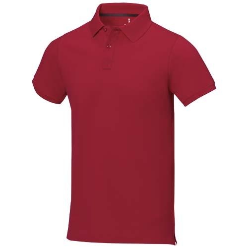 Calgary herenpolo korte mouwen rood,l