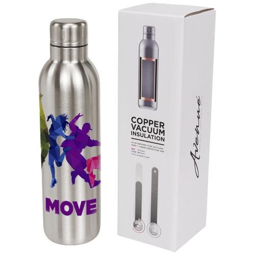 Vacuüm geïsoleerde drinkfles 510 ml Thor zilver