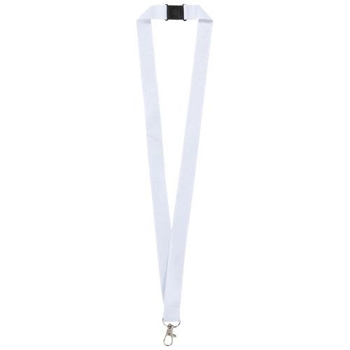 Lanyard met veiligheidssluiting Lago wit