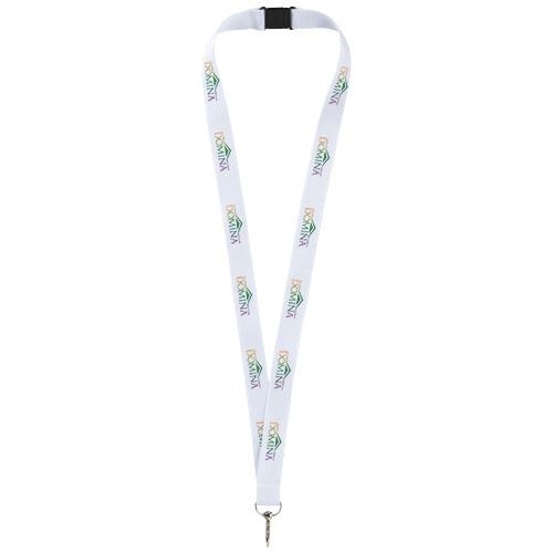 Lanyard met veiligheidssluiting Lago wit