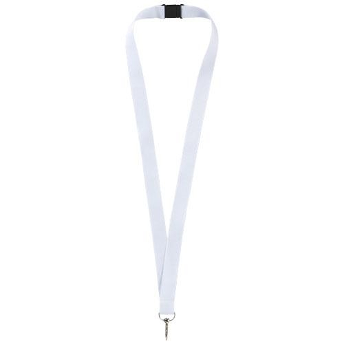 Lanyard met veiligheidssluiting Lago wit