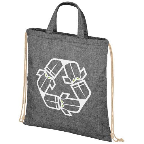 Gerecyclede rugzak Pheebs heather zwart