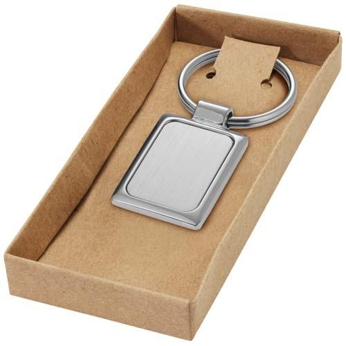 Metalen sleutelhanger zilver