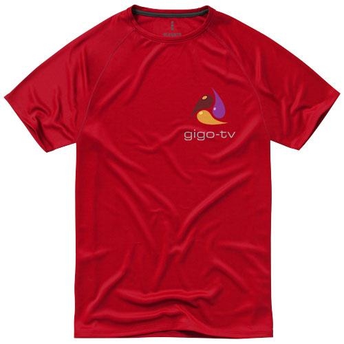 Niagara cool fit heren t-shirt korte mouw rood,l