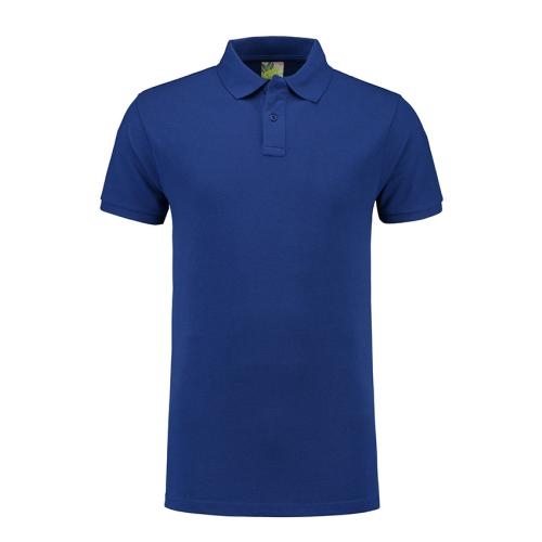 L&S heavy mix fit polo heren royal blue,l