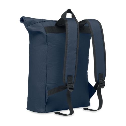 Polyester rolltop rugzak Irea blauw