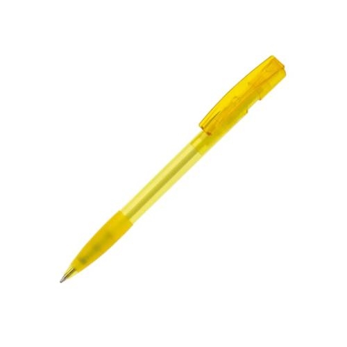 Balpen Nash grip transparant transparant geel