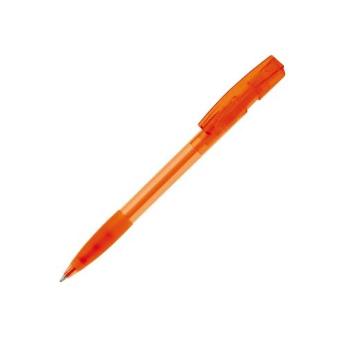 Balpen Nash grip transparant transparant oranje