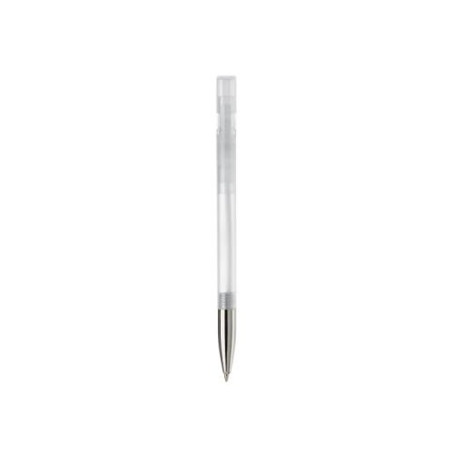 Balpen Nash metal tip transparant transparant/wit