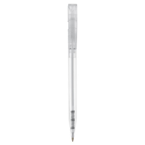 Balpen Nash transparant transparant/wit