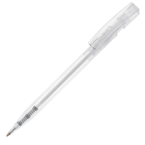 Balpen Nash transparant transparant/wit