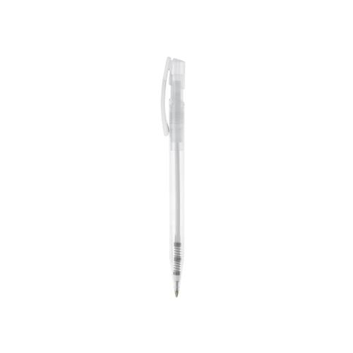 Balpen Nash transparant transparant/wit