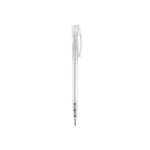 Balpen Nash transparant transparant/wit