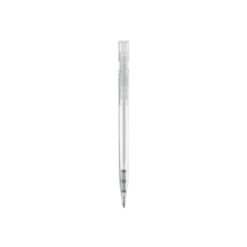 Balpen Nash transparant transparant/wit