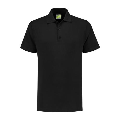Basic Mix Polo heren zwart,l
