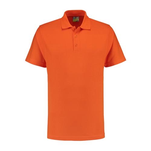 Basic Mix Polo heren oranje,l