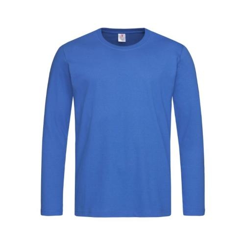 T-shirt Classic lange mouw bright royal,l