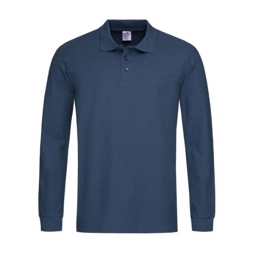Stedman Classic long sleeve polo navy,l