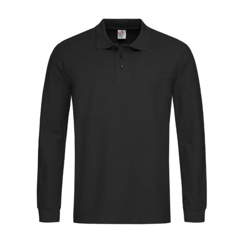 Stedman Classic long sleeve polo black opal,l