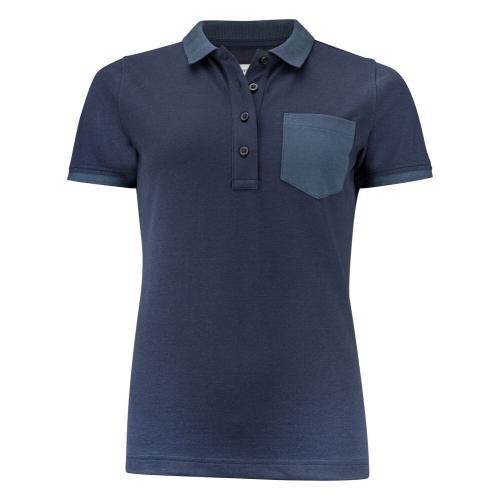 Polo met borstzak Pinedale woman navy,l