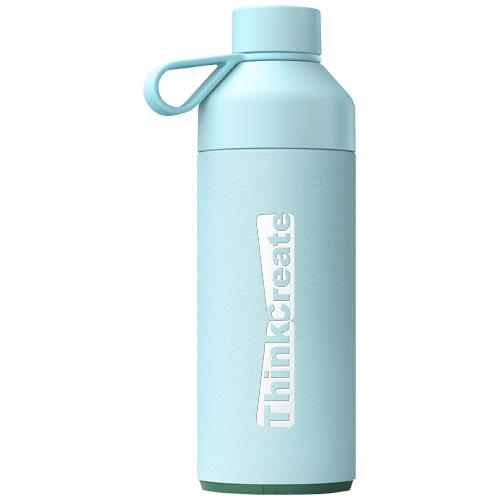Big Ocean Bottle 1L vacuümgeïsoleerde waterfles hemelsblauw