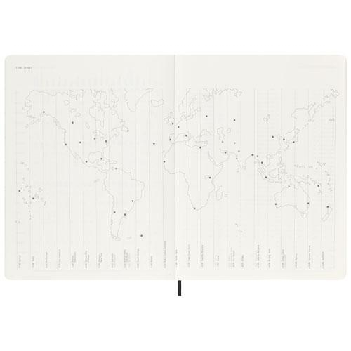Moleskine 12M weekagenda XL zwart