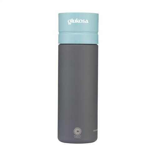 Circular&Co Reusable Bottle 600 ml waterfles zwart/blauw