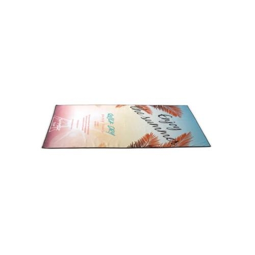 Sneldrogende strandhanddoek custom print full colour