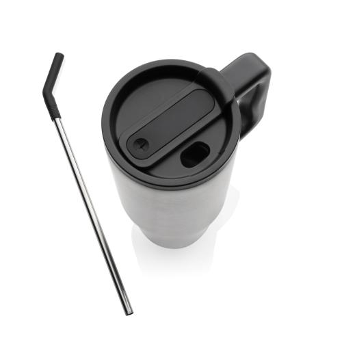 Embrace RVS drinkbeker handvat  900 ml zilver
