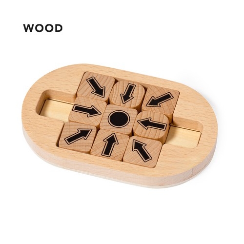 Houten mini breinpuzzel Jatrex standaard