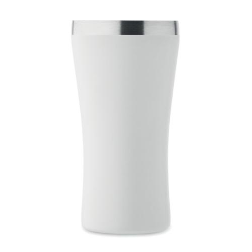 Dubbelwandige beker 160 ml Oz wit