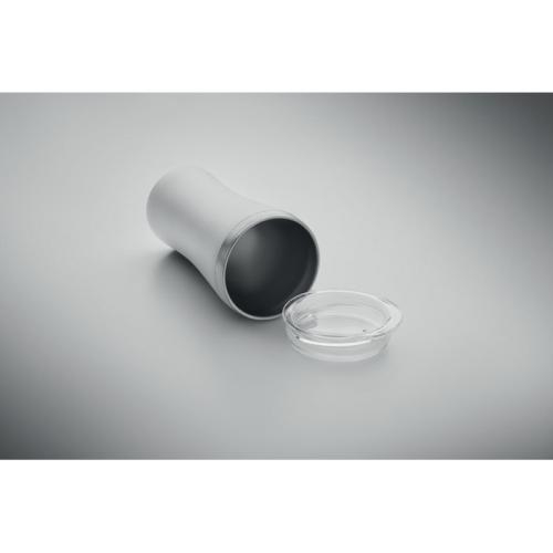 Dubbelwandige beker 160 ml Oz wit