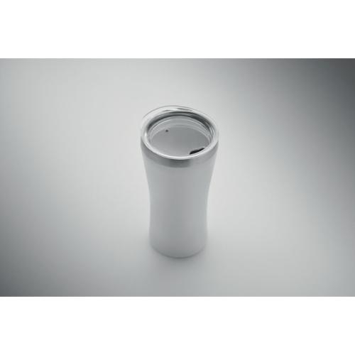 Dubbelwandige beker 160 ml Oz wit