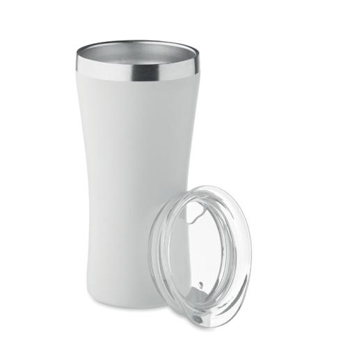 Dubbelwandige beker 160 ml Oz wit