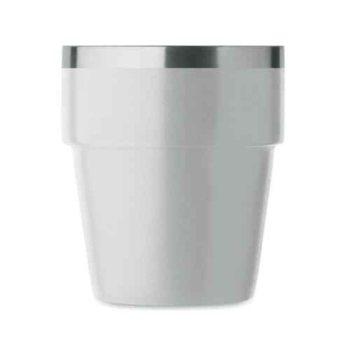 Dubbelwandige beker 250 ml Acerito wit
