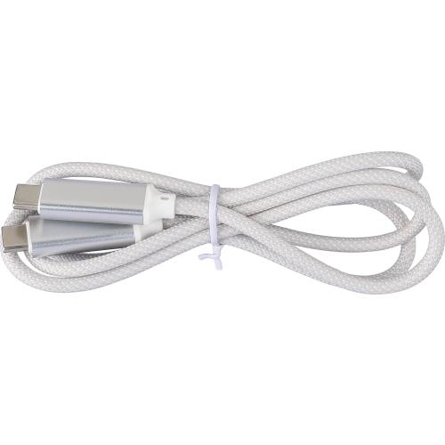Nylon oplaadkabel 65W Claudia zwart