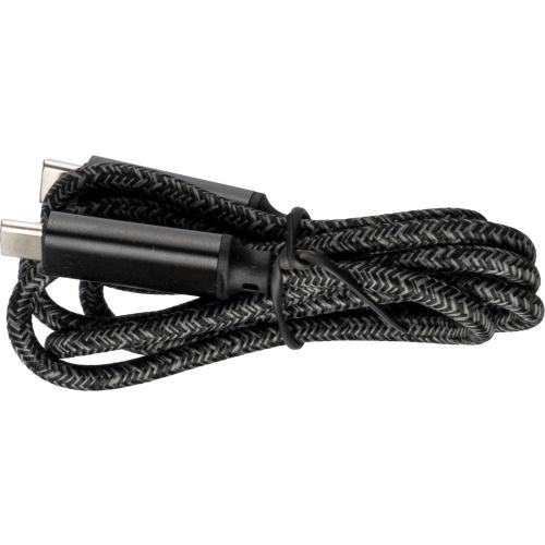 Nylon oplaadkabel 100W Gerd zwart