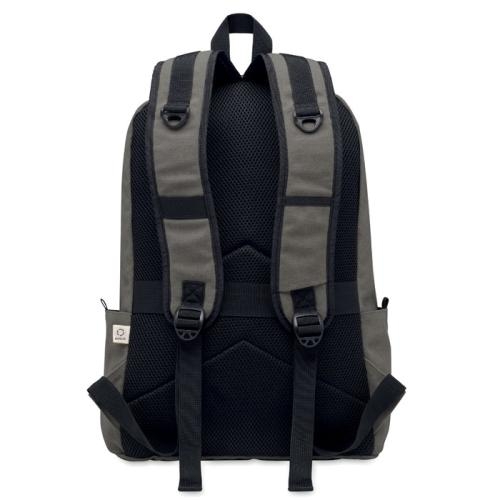 15 inch laptoprugzak Leirur steengrijs