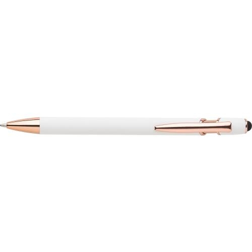 Aluminium balpen Anthony wit